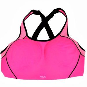 VSX Pink Criss Cross Underwire Sports Bra 36D